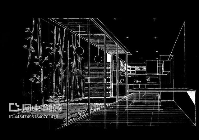 室內建筑景觀草圖 設計與裝潢的藝術結合